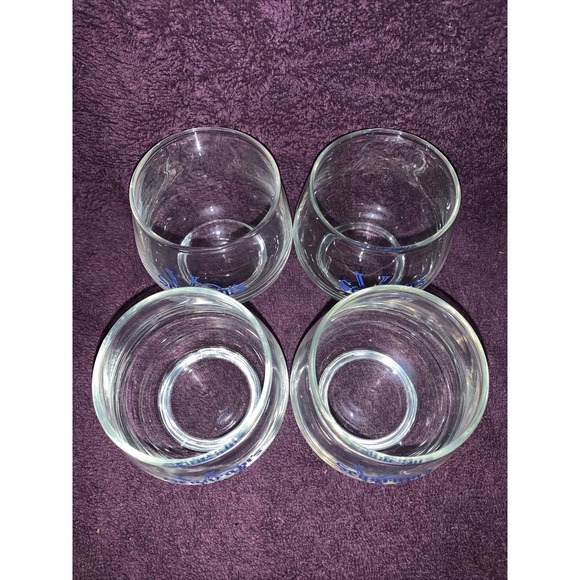 Vintage Set of 4 Seagram’s VO Whiskey Old Fashioned-Rock-Lowball Glasses Barware - Picture 2 of 5